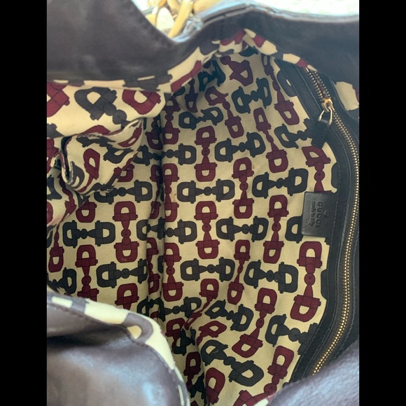 Gucci Indy Bamboo Tassel Hobo Bag smoke, pet  free - Picture 7 of 12